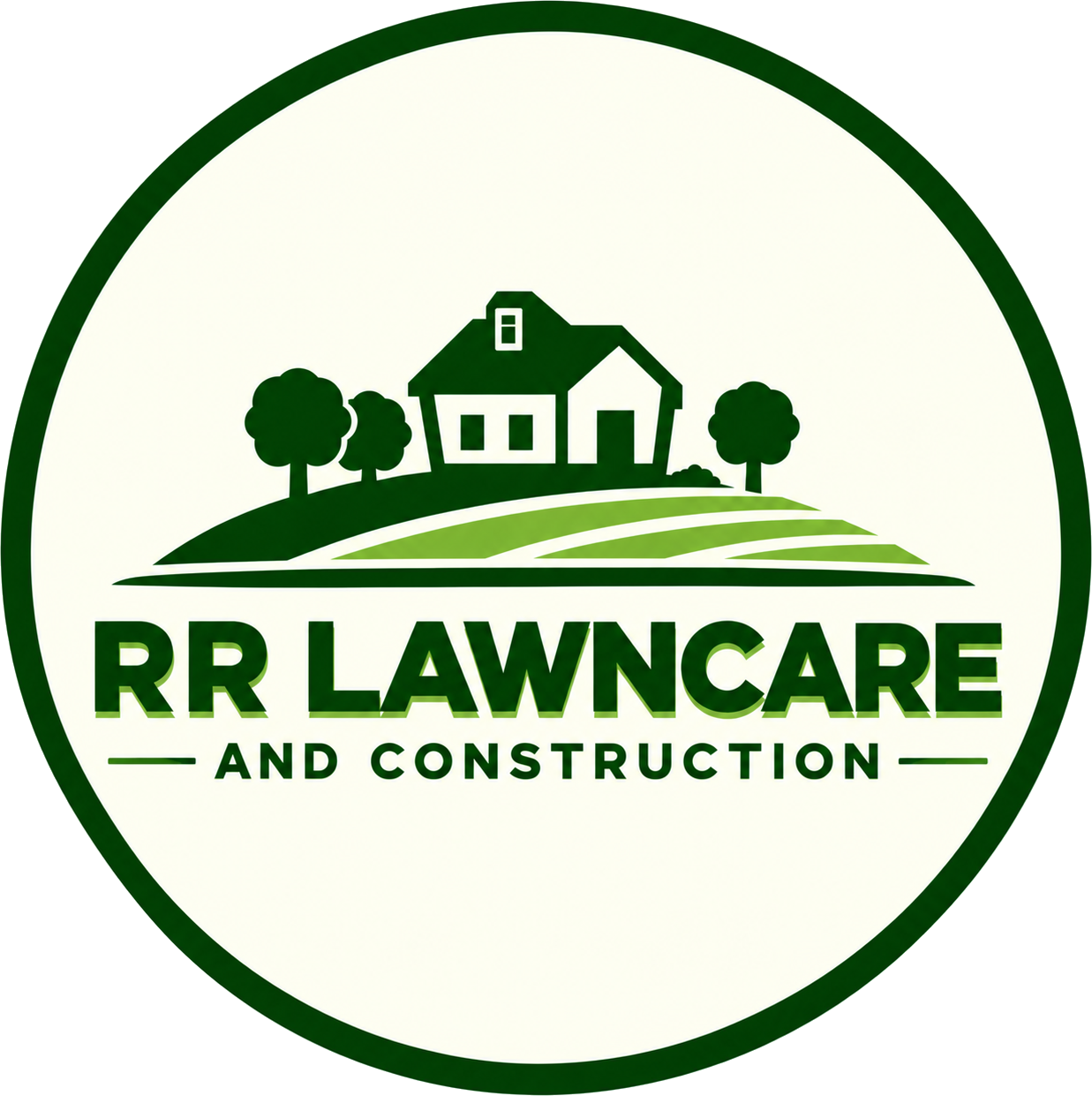 RR Lawncare and Construction logo